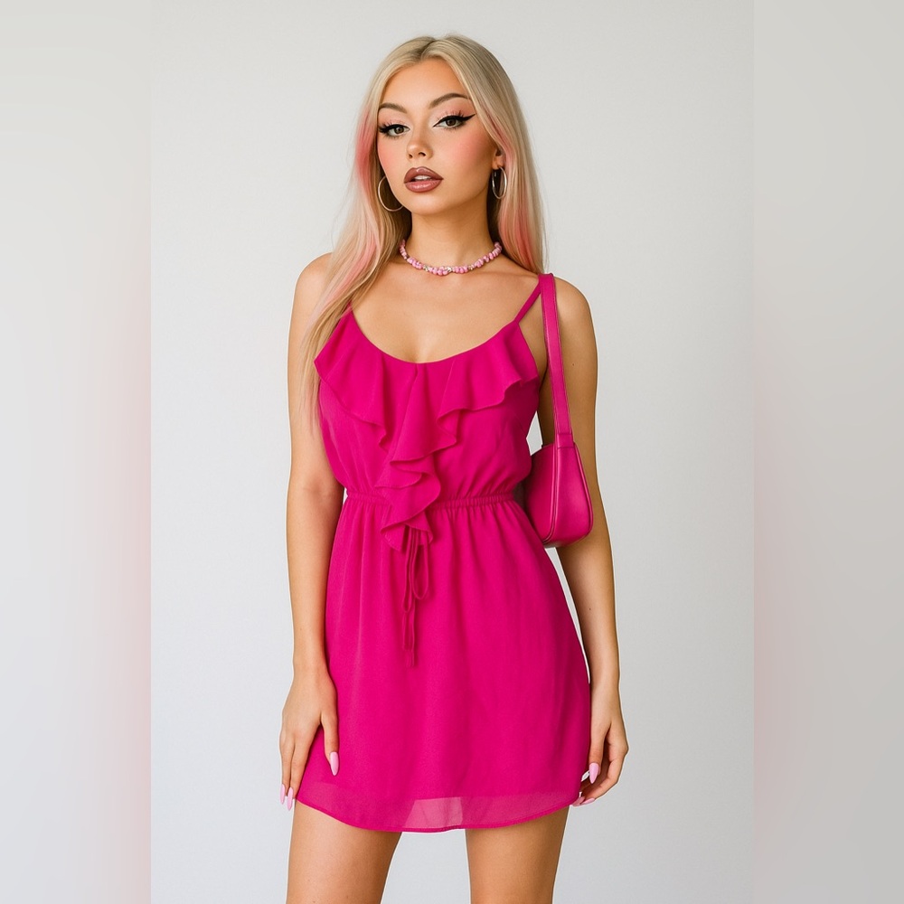 Forever 21 Y2K Pink Dress – Size Small